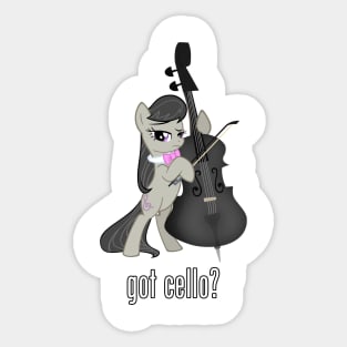 Got Cello? (Black) Sticker